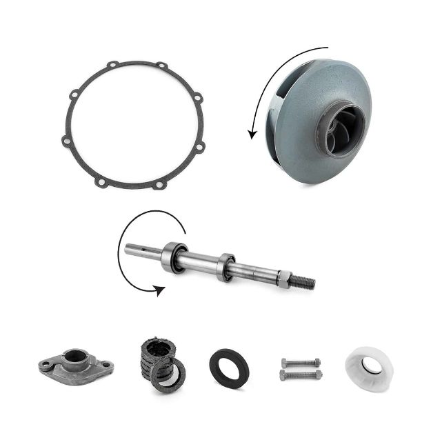 Picture of WATER PUMPS/PARTS:PUMP REBUILD KIT (ROPE PACK-CW)